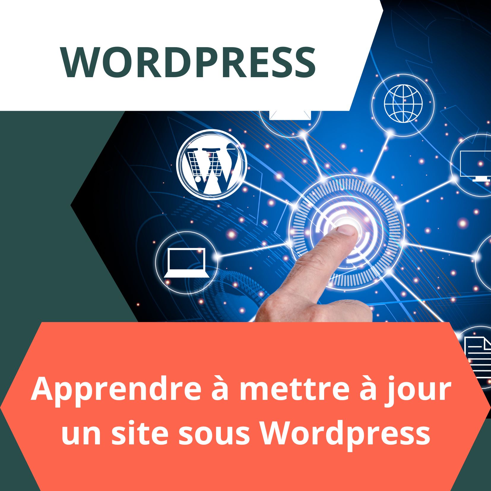 Je forme vos équipes pour la gestion de votre site web sous Wordpress